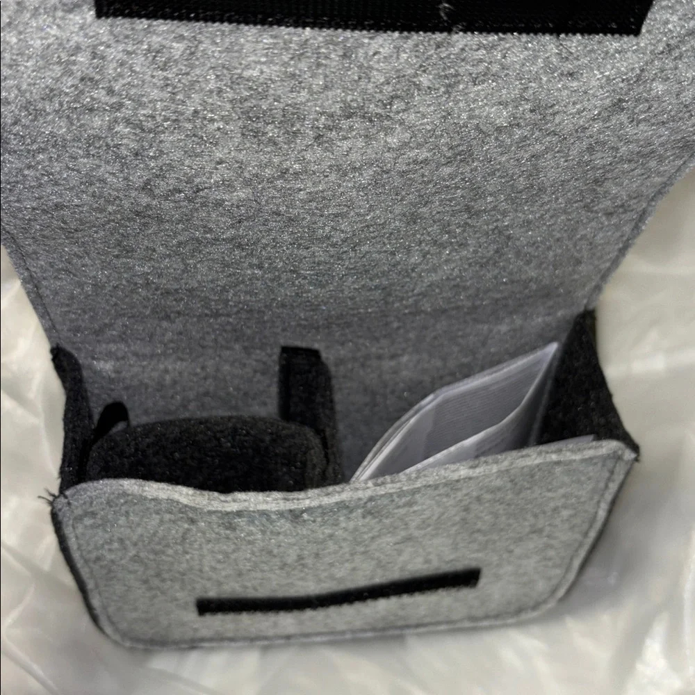 Logitech Travel Case Gray Felt Bag Tech Cass